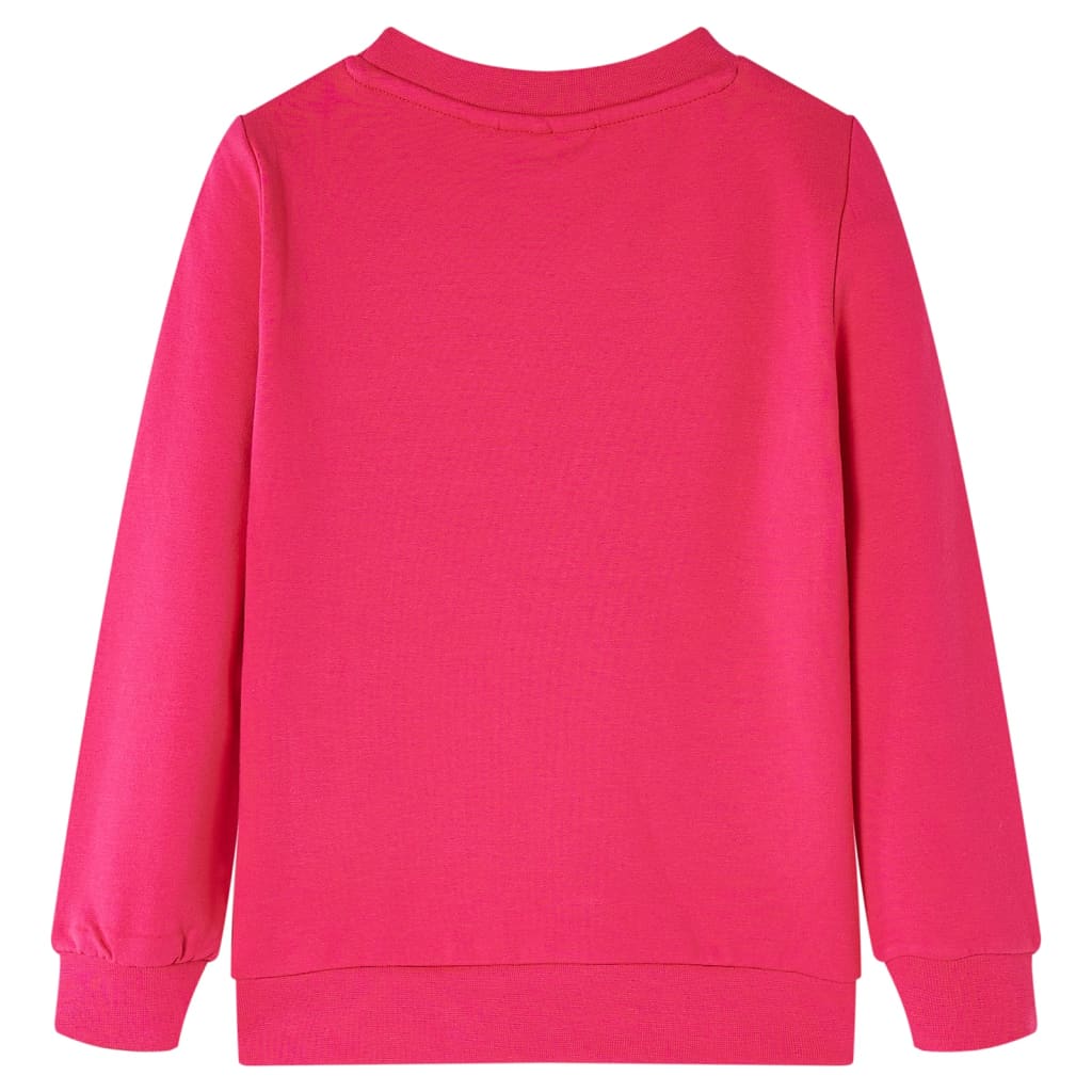 Sweatshirt para criança rosa-choque 92