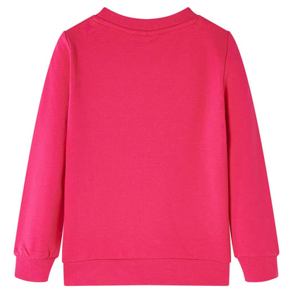 Sweatshirt para criança rosa-choque 92