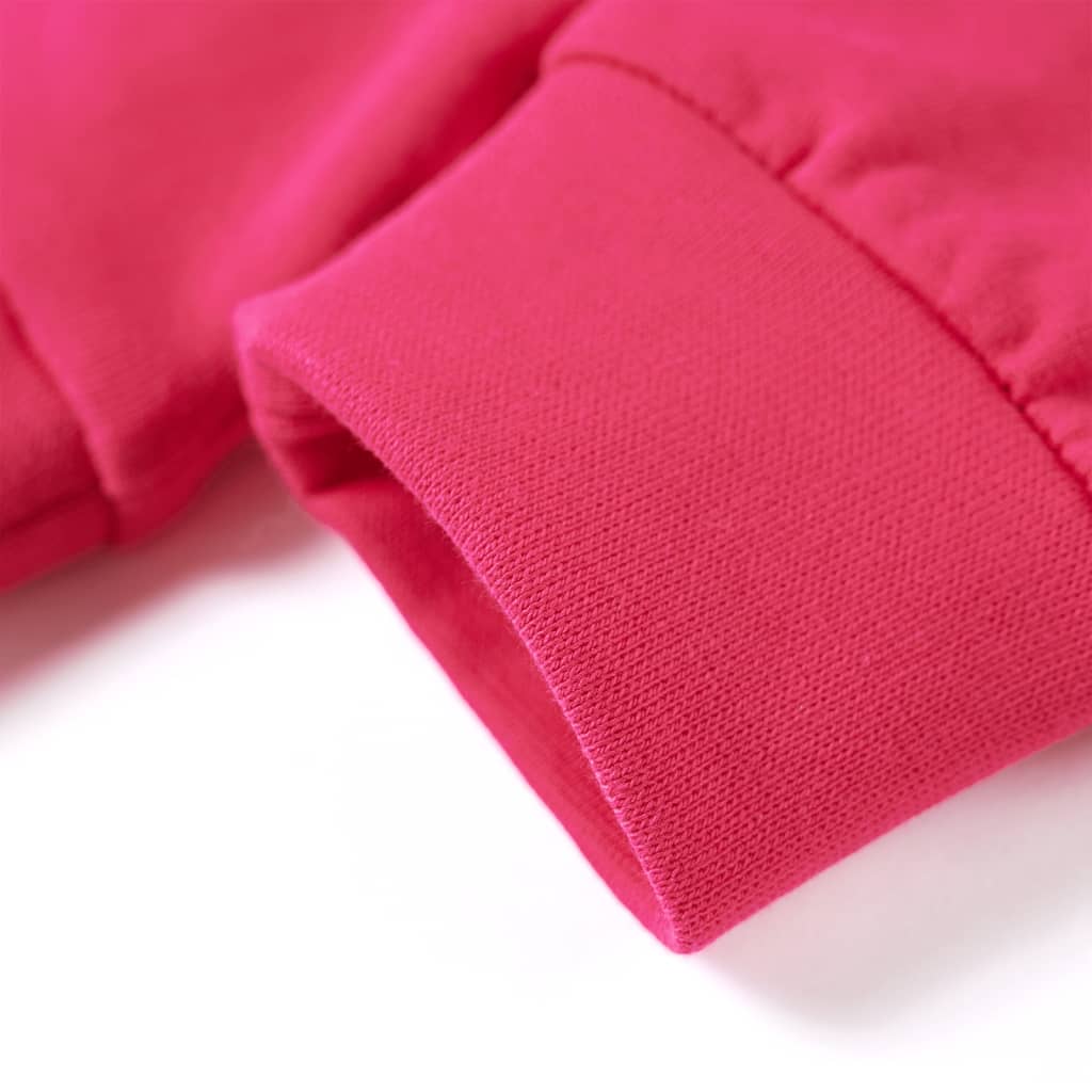 Sweatshirt para criança rosa-choque 116