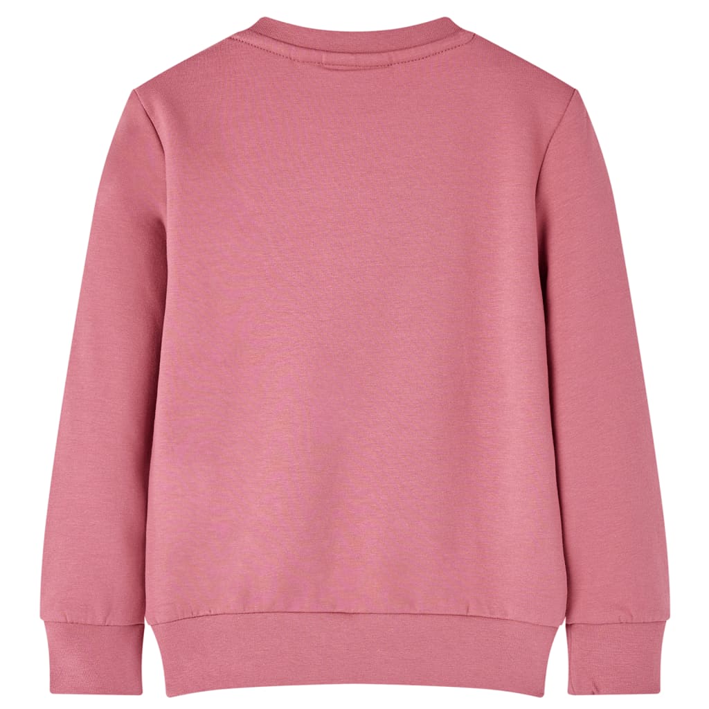 Sweatshirt para criança cor framboesa 104