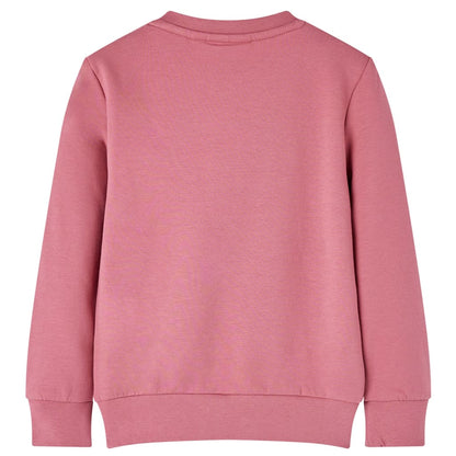 Sweatshirt para criança cor framboesa 128