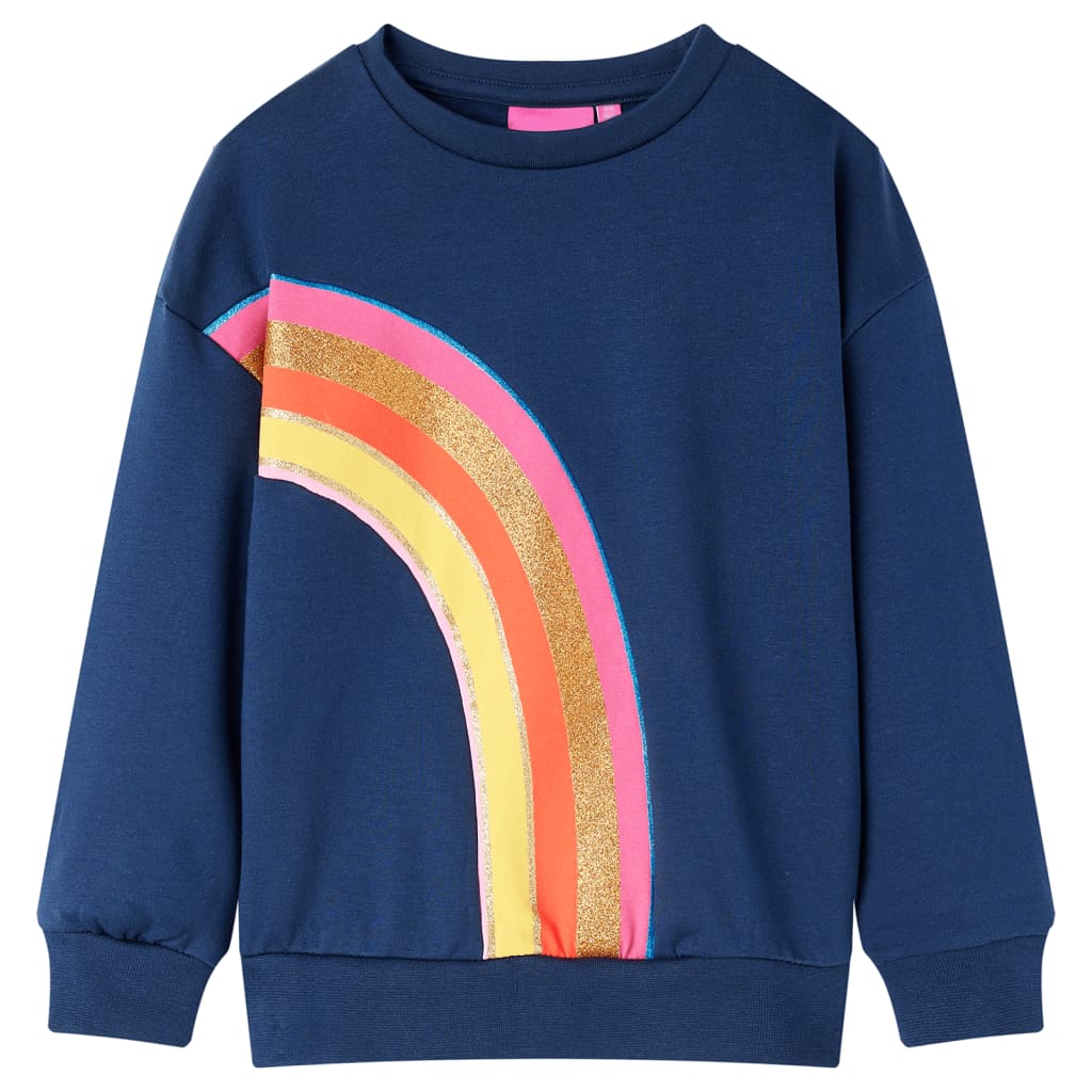 Sweatshirt para criança azul-marinho 104