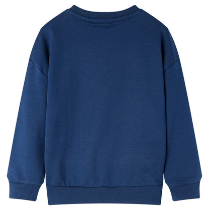 Sweatshirt para criança azul-marinho 104