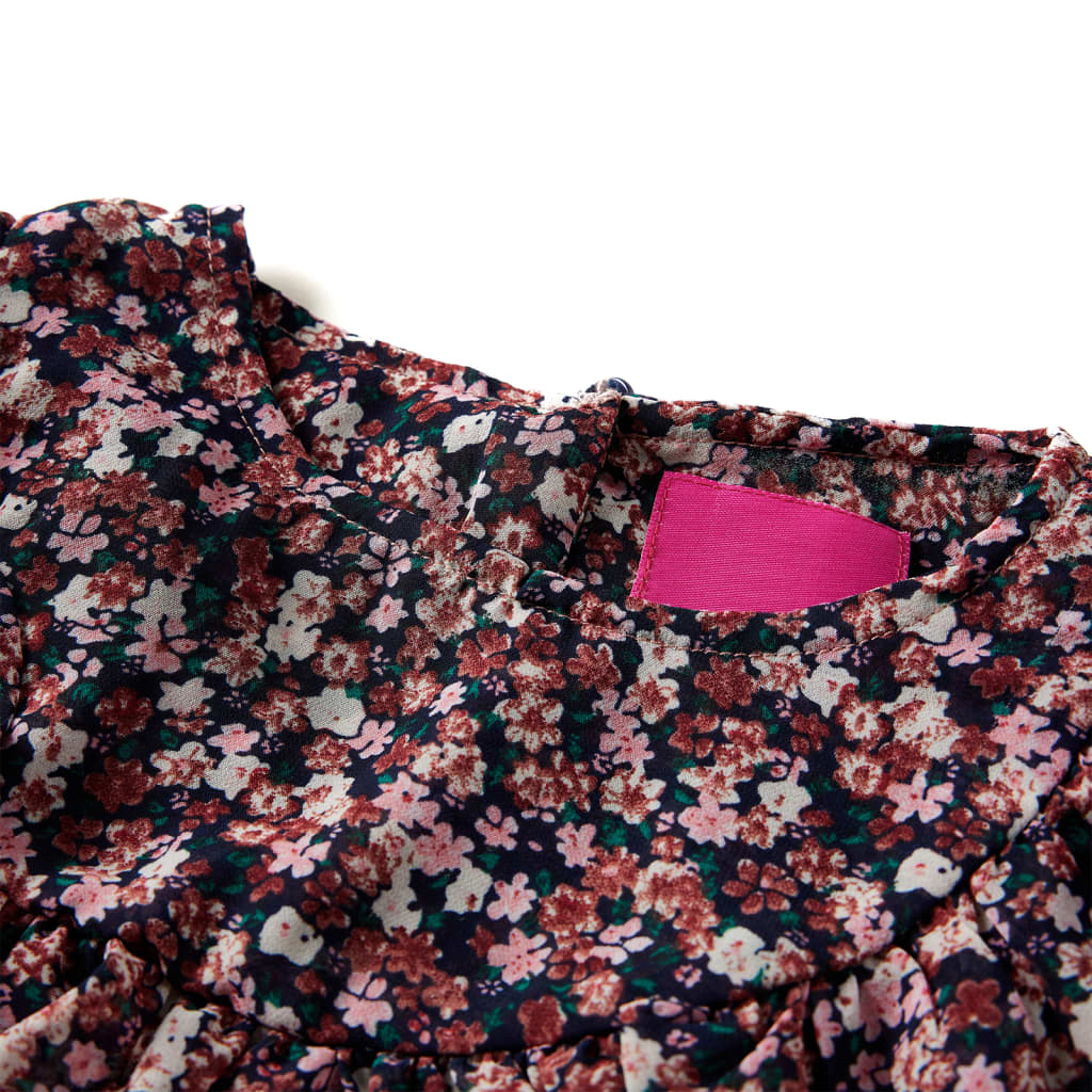 Camisola manga comprida para criança rosa-escuro 104