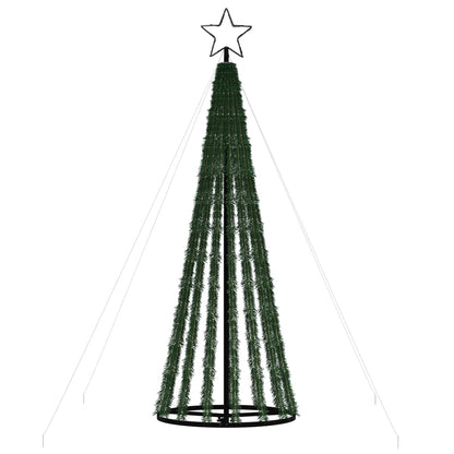 Árvore de Natal luminosa em cone 275 LEDs 180 cm branco frio