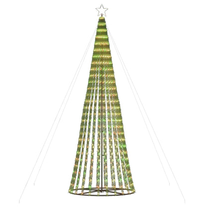 Iluminação p/ árvore de Natal cone 688 luzes LED 300cm colorido