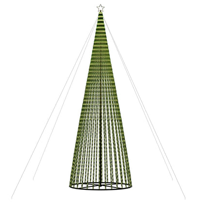 Iluminação p/ árvore de Natal cone 1544 LED 500cm branco quente