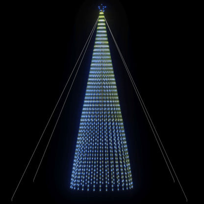 Árvore de Natal luminosa em cone 1544 luzes LED 500 cm azul