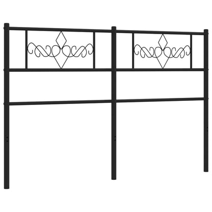 Cabeceira de cama 150 cm metal preto