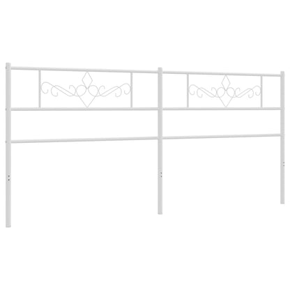 Cabeceira de cama 193 cm metal branco