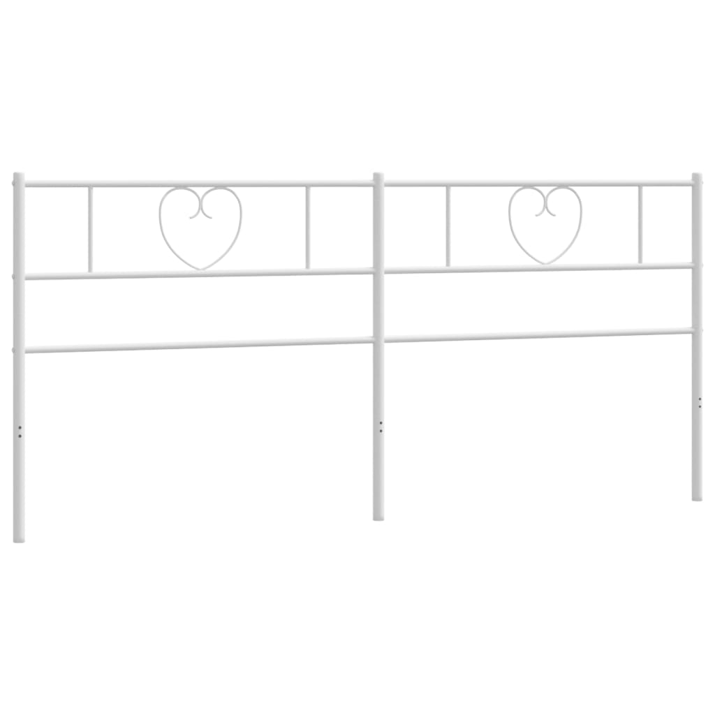 Cabeceira de cama 193 cm metal branco