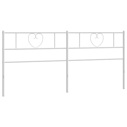 Cabeceira de cama 193 cm metal branco