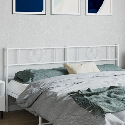 Cabeceira de cama 193 cm metal branco