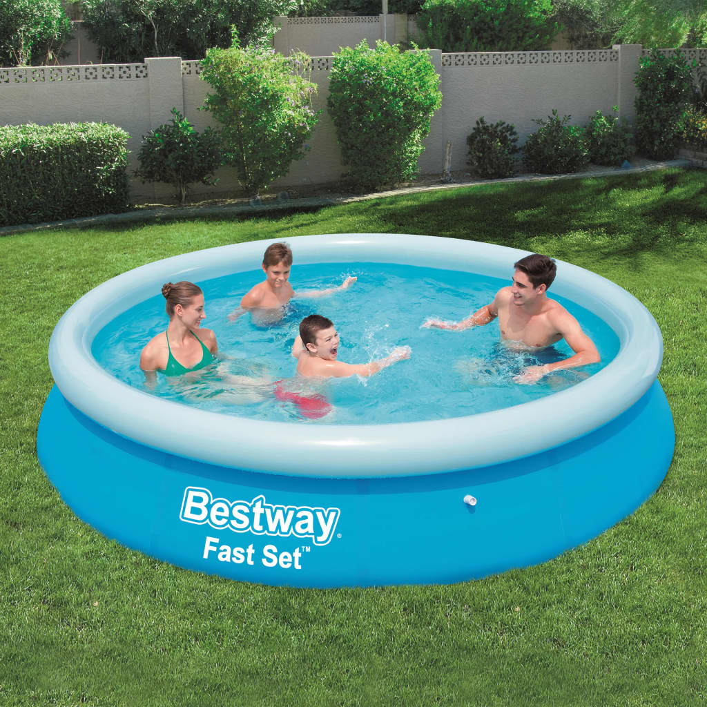 Bestway Fast Set Piscina insuflável redonda 366x76 cm 57273