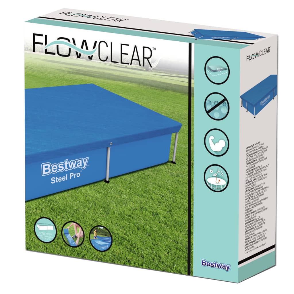 Bestway Cobertura de piscina Flowclear 221x150 cm