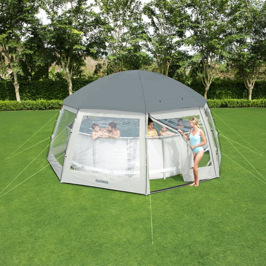 Bestway Cúpula de piscina 600x600x295 cm