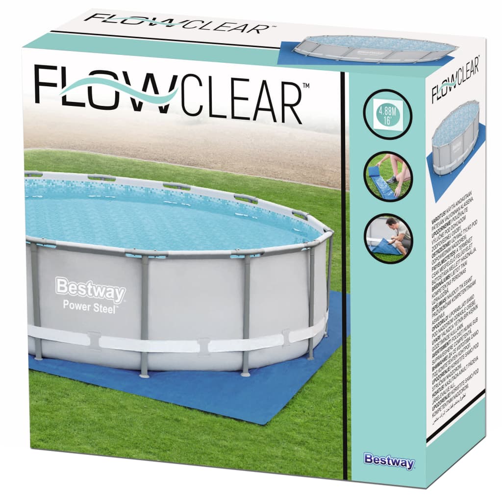 Bestway Pano para chão de piscina Flowclear 488x488 cm