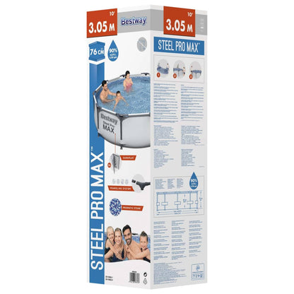 Bestway Conjunto de piscina Steel Pro MAX 305x76 cm