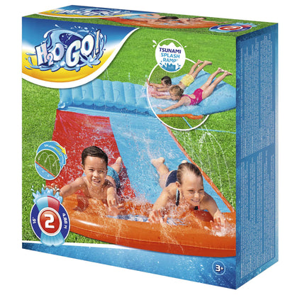 Bestway Pista deslizante dupla H2OGO Tsunami Splash