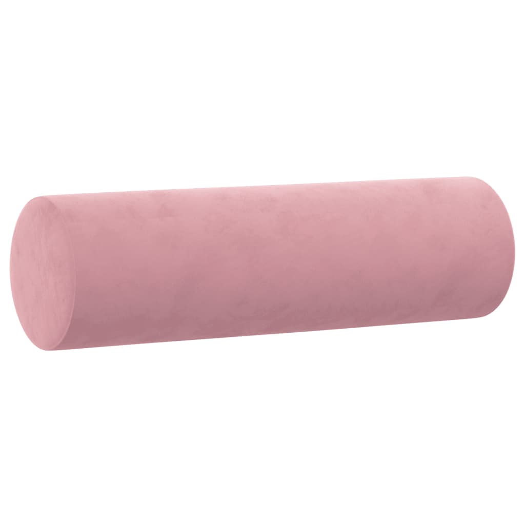 3 pcs conjunto de sofás com almofadas veludo rosa