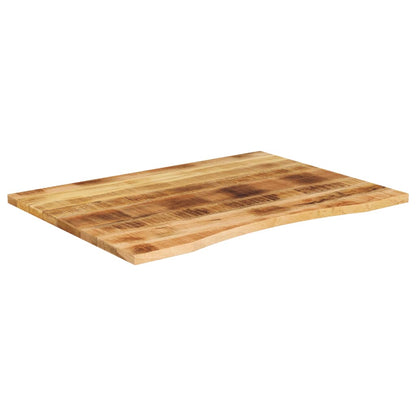 Tampo de mesa com curva 100x80x2,5 cm mangueira áspera maciça