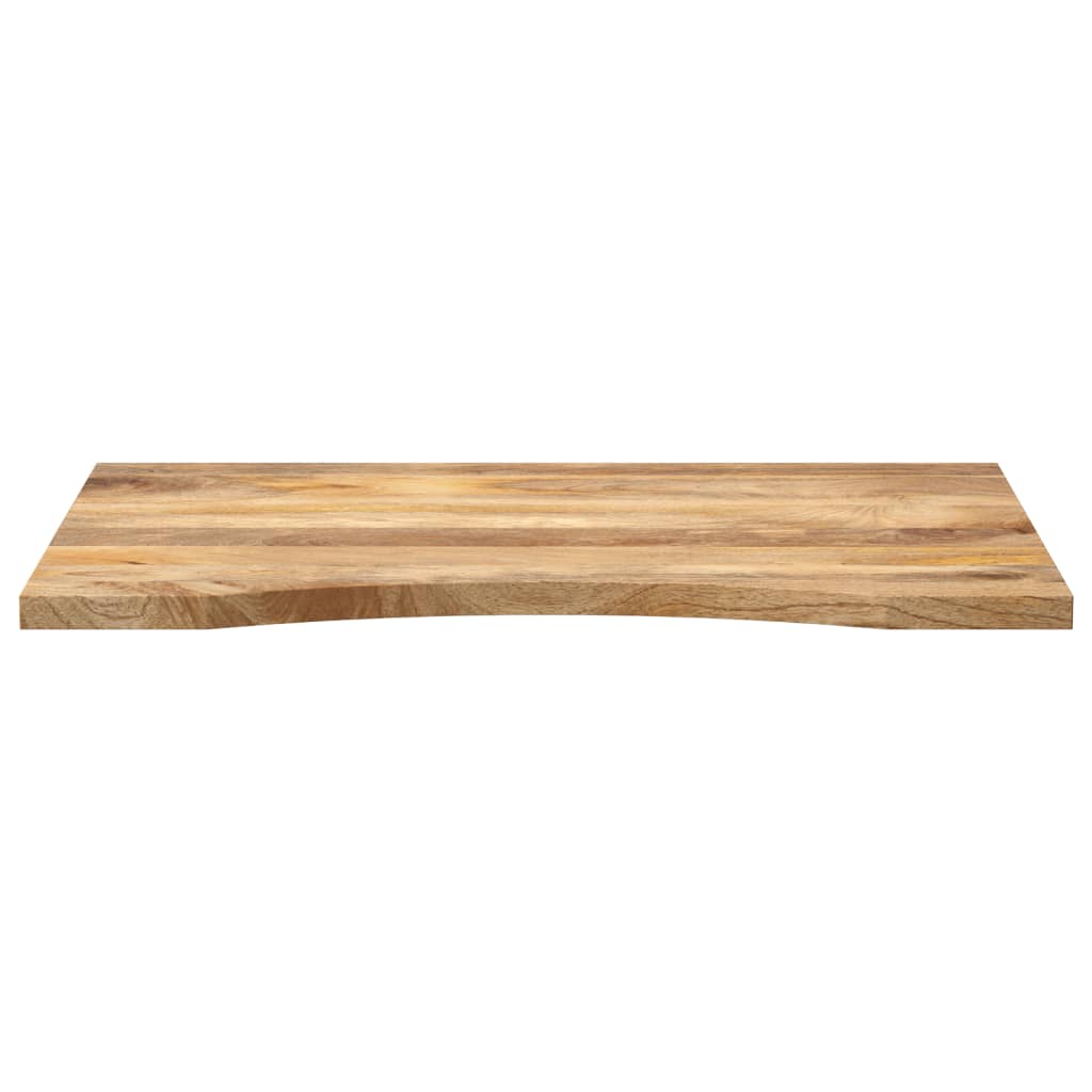 Tampo de mesa com curva 80x50x2,5 cm mangueira áspera maciça