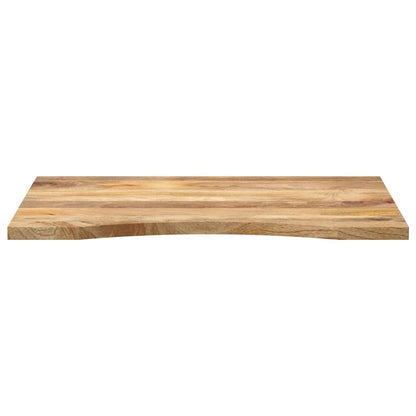 Tampo de mesa com curva 90x60x2,5cm mangueira áspera maciça