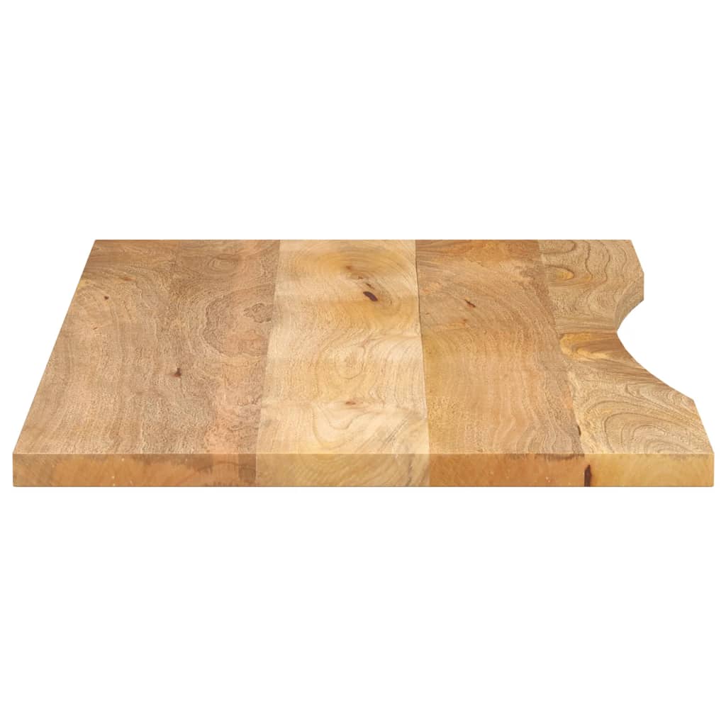 Tampo de mesa com curva 110x60x2,5 cm mangueira áspera maciça