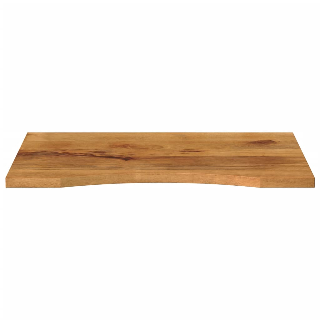 Tampo de mesa com curva 80x50x2,5 cm mangueira áspera maciça