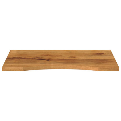 Tampo de mesa com curva 100x50x2,5 cm mangueira áspera maciça