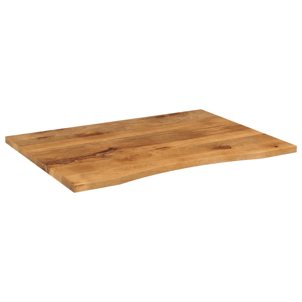 Tampo de mesa com curva 100x80x2,5 cm mangueira áspera maciça