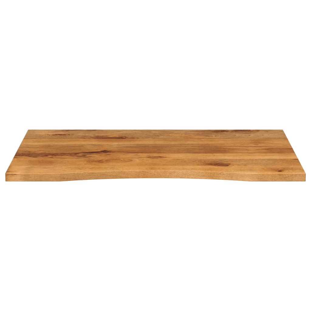 Tampo de mesa com curva 100x80x2,5 cm mangueira áspera maciça