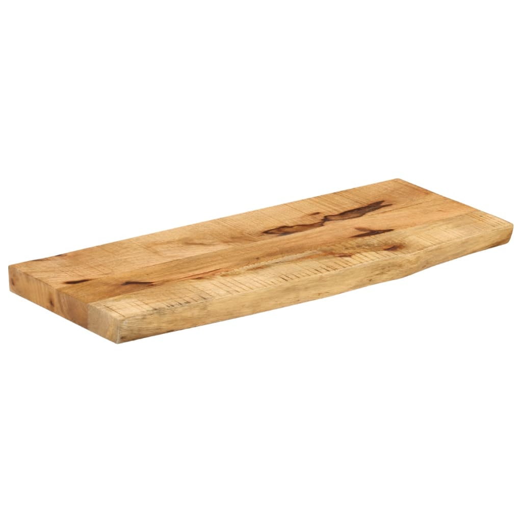 Tampo de mesa c/ borda viva 80x30x2,5cm mangueira áspera maciça