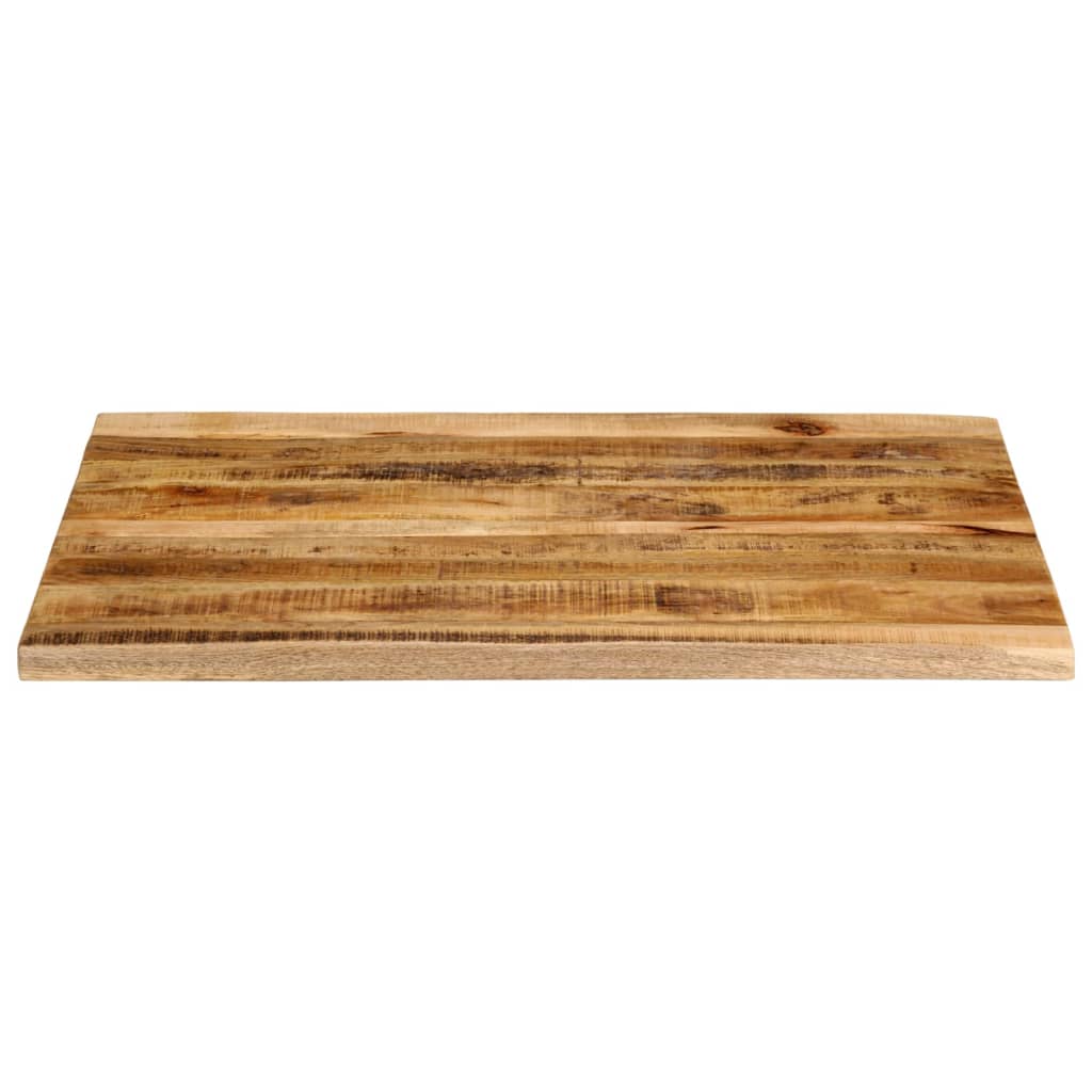 Tampo de mesa borda viva 110x80x2,5 cm mangueira áspera maciça