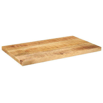 Tampo de mesa retangular 50x20x2,5 cm mangueira áspera maciça