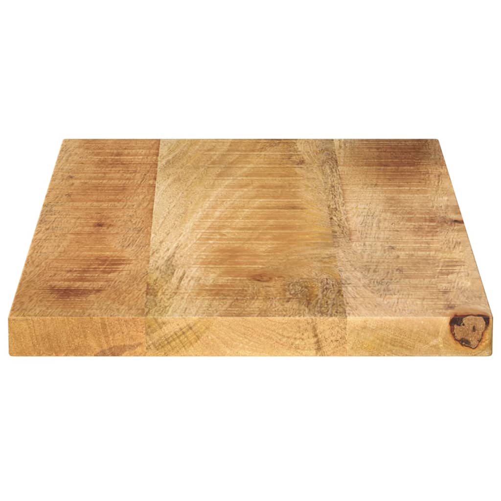 Tampo de mesa retangular 50x20x2,5 cm mangueira áspera maciça