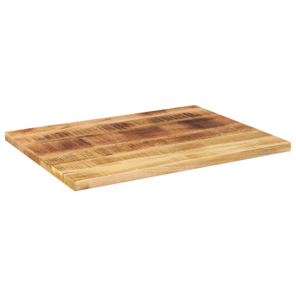 Tampo de mesa retangular 90x70x1,5 cm mangueira áspera maciça