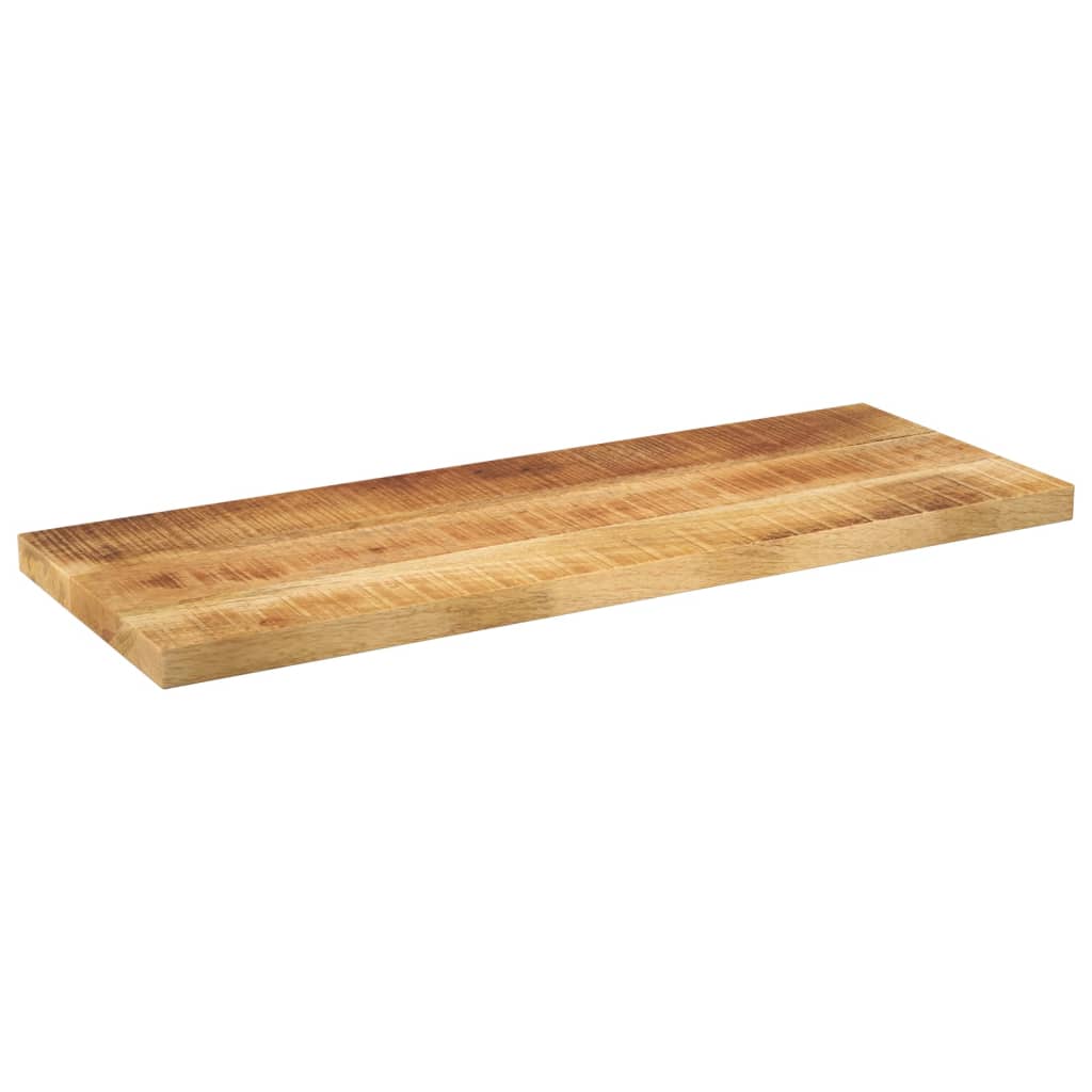 Tampo de mesa retangular 90x30x3,8 cm mangueira áspera maciça