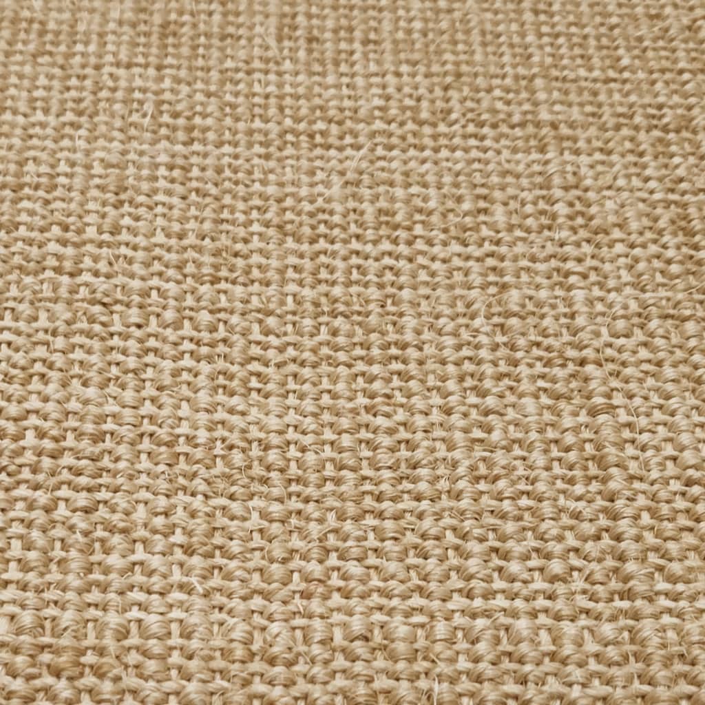 Tapete de sisal para poste arranhador 100x100 cm