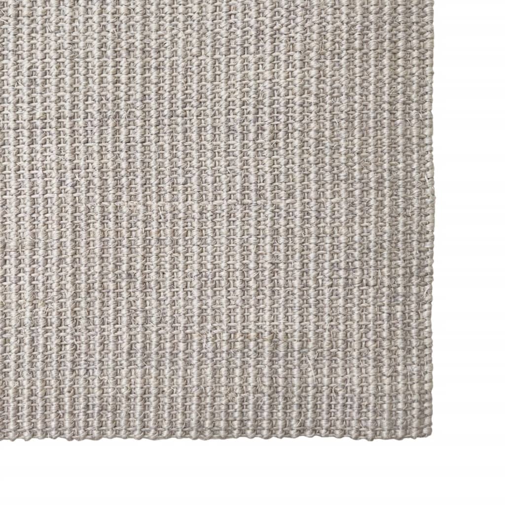 Tapete de sisal para poste arranhador 80x300 cm cor areia