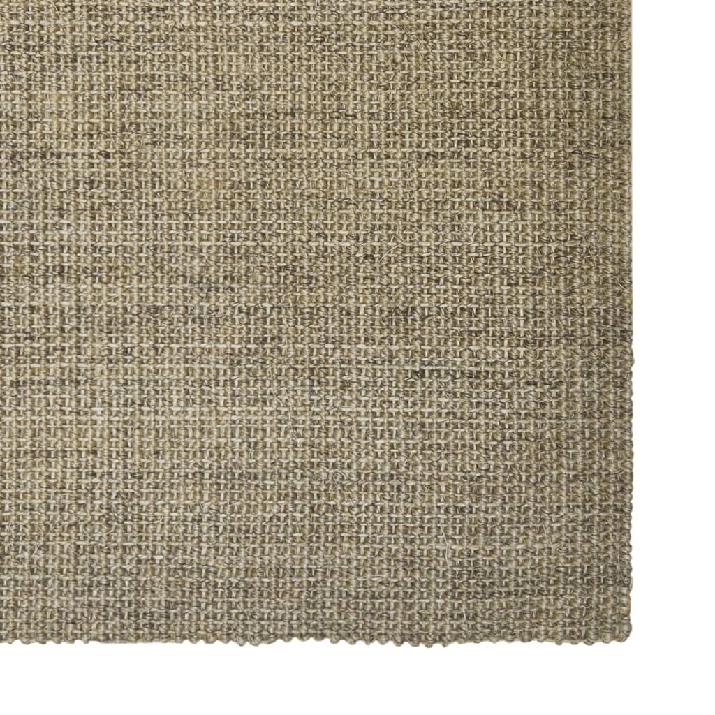 Tapete de sisal p/ poste arranhador 66x300 cm cinza-acastanhado