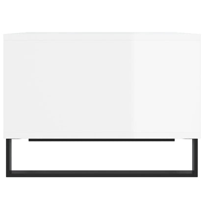 Mesa de centro 60x50x36,5 cm derivados madeira branco brilhante