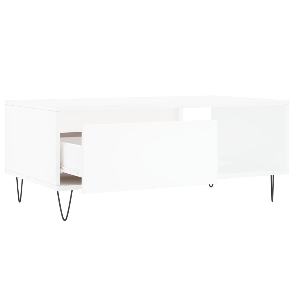 Mesa de centro 90x50x36,5 cm derivados de madeira branco