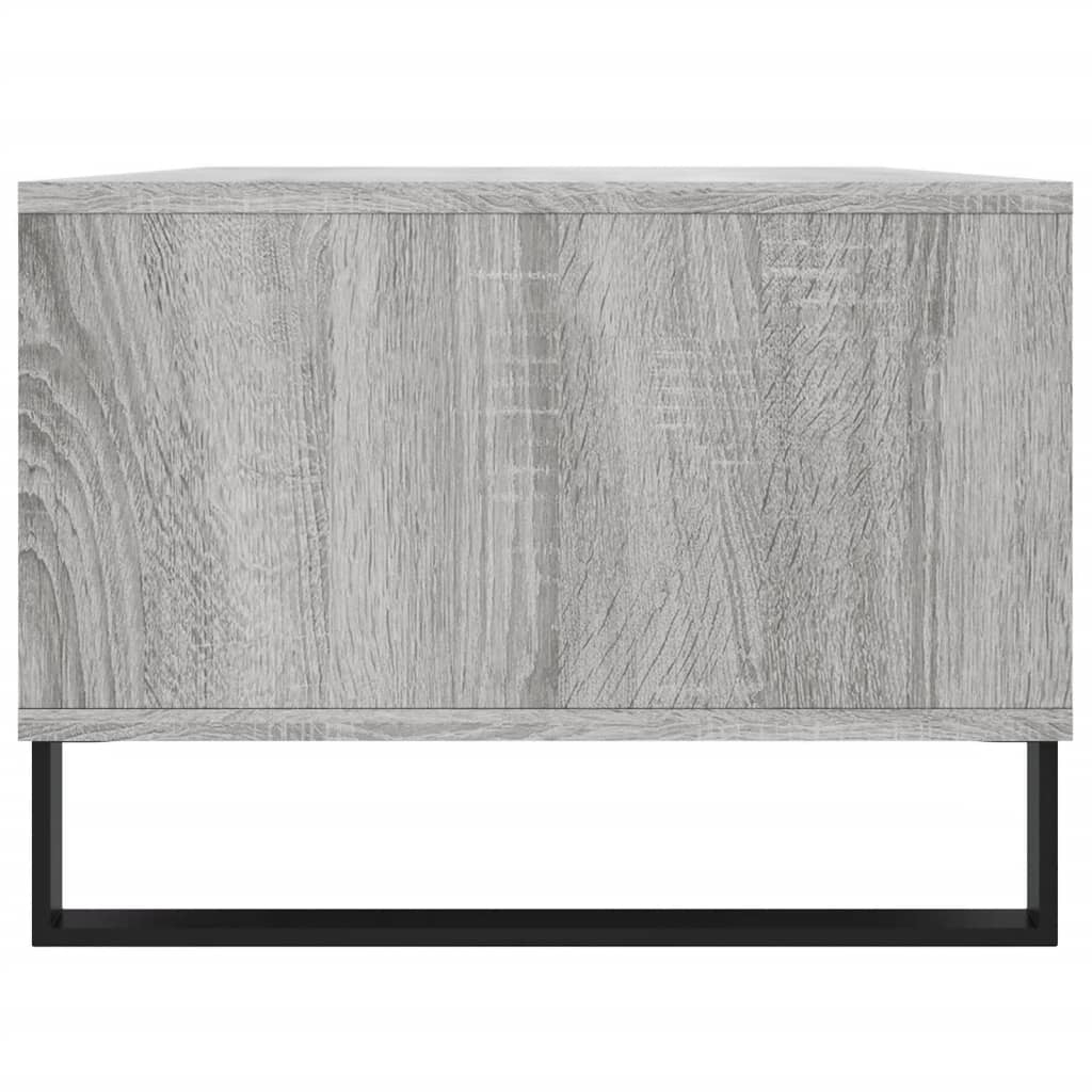 Mesa de centro 90x50x36,5 cm derivados madeira cinzento sonoma