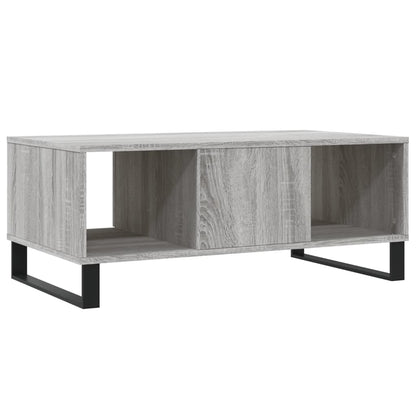 Mesa de centro 90x50x36,5 cm derivados madeira cinzento sonoma