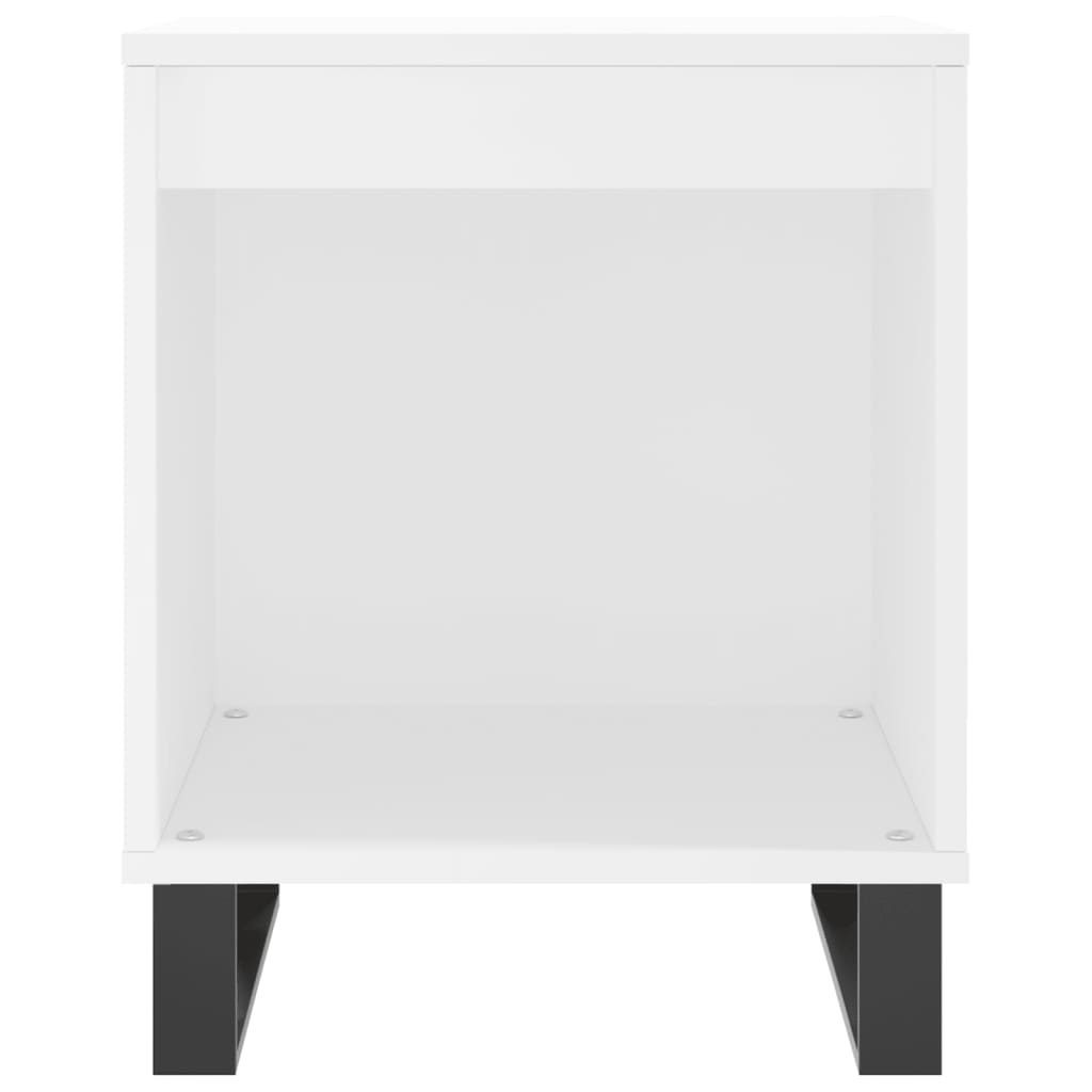 Mesa de cabeceira 40x35x50 cm derivados de madeira branco