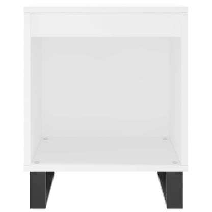 Mesa de cabeceira 40x35x50 cm derivados de madeira branco