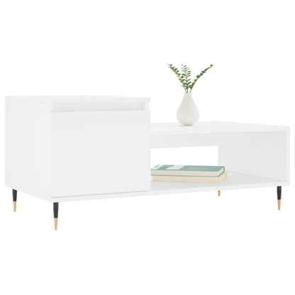 Mesa de centro 100x50x45 cm derivados de madeira branco