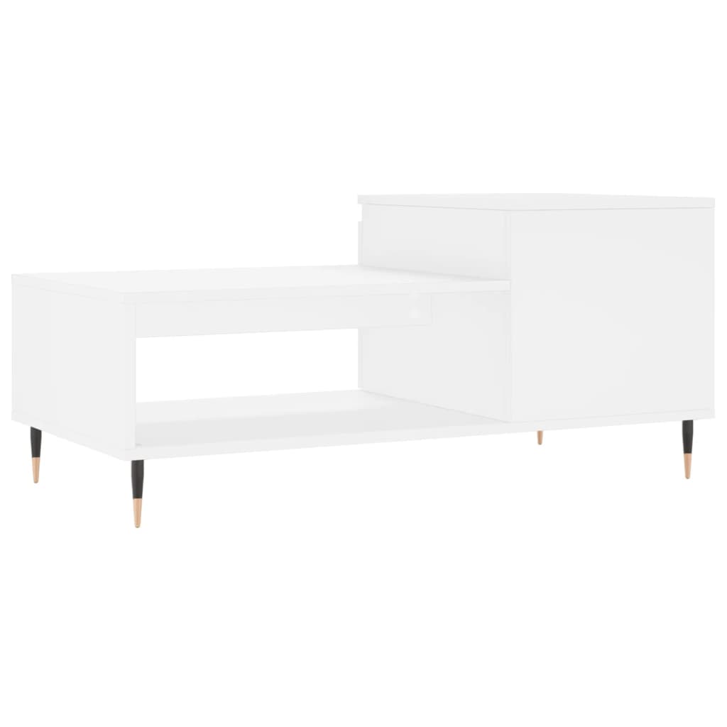 Mesa de centro 100x50x45 cm derivados de madeira branco