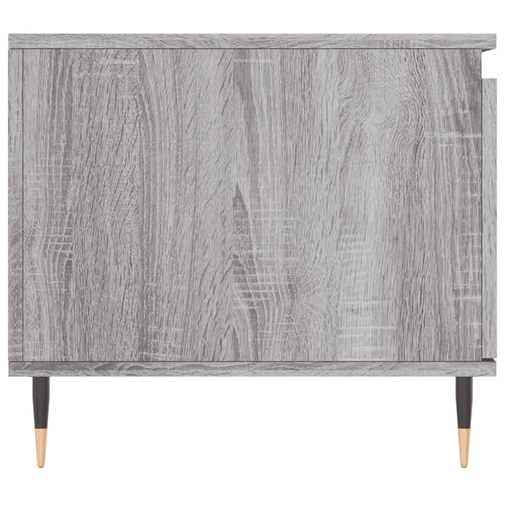 Mesa de centro 100x50x45 cm derivados madeira cinzento sonoma